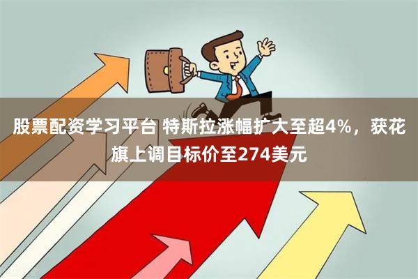 股票配资学习平台 特斯拉涨幅扩大至超4%，获花旗上调目标价至274美元