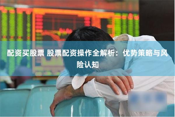 配资买股票 股票配资操作全解析：优势策略与风险认知